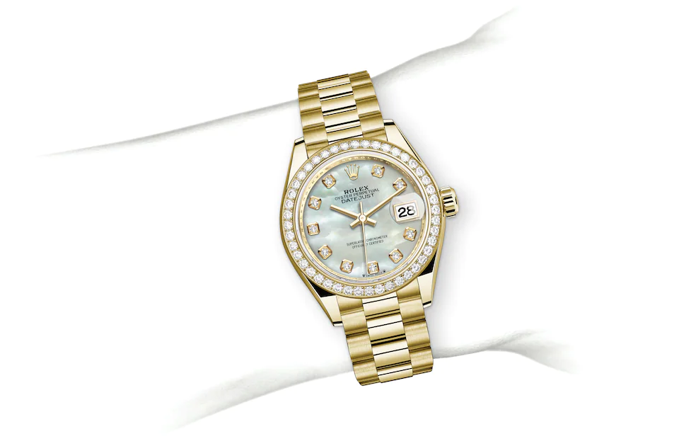 Rolex Lady-Datejust em Ouro, M279138RBR-0015 | Sara Joias