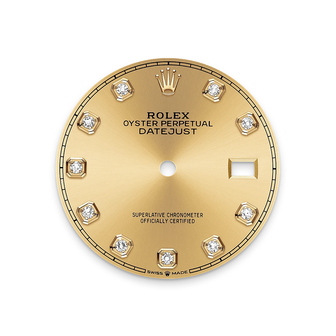 rolex Datejust em Rolesor amarelo – combinação de aço Oystersteel e ouro amarelo, M126233-0018 - Sara Joias