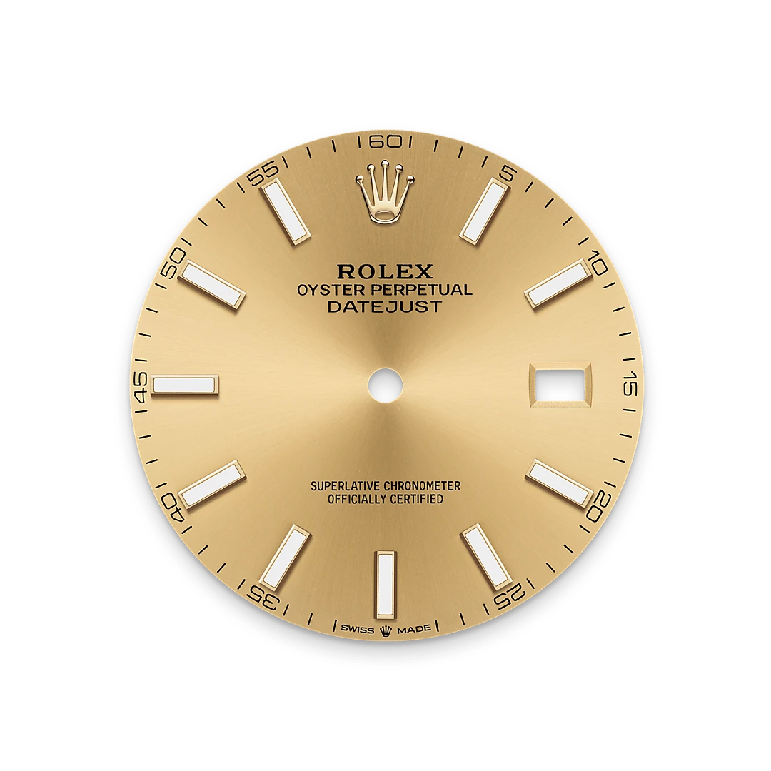 rolex Datejust em Rolesor amarelo – combinação de aço Oystersteel e ouro amarelo, M126333-0010 - Sara Joias