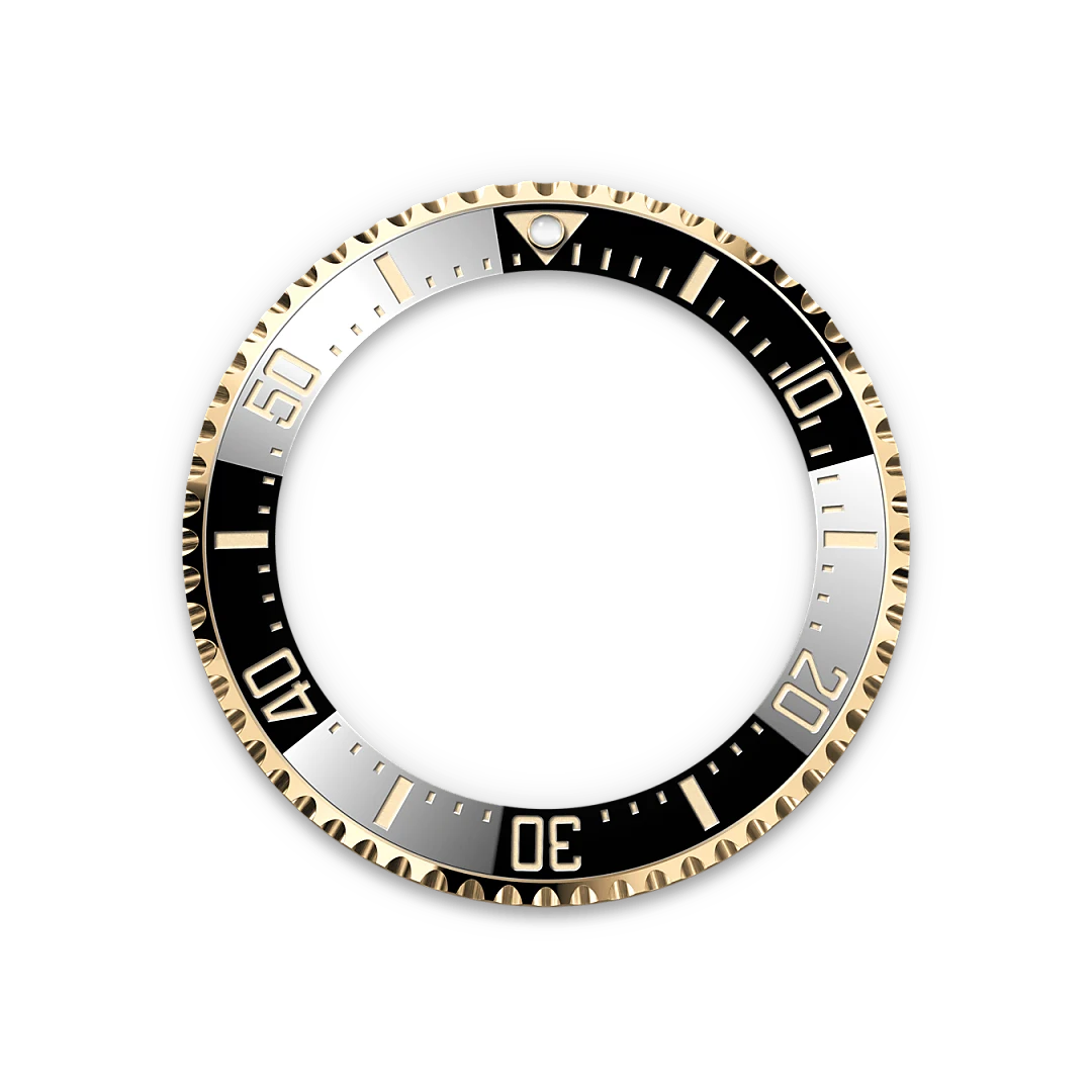 rolex Sea-Dweller em Rolesor amarelo – combinação de aço Oystersteel e ouro amarelo, M126603-0001 - Sara Joias