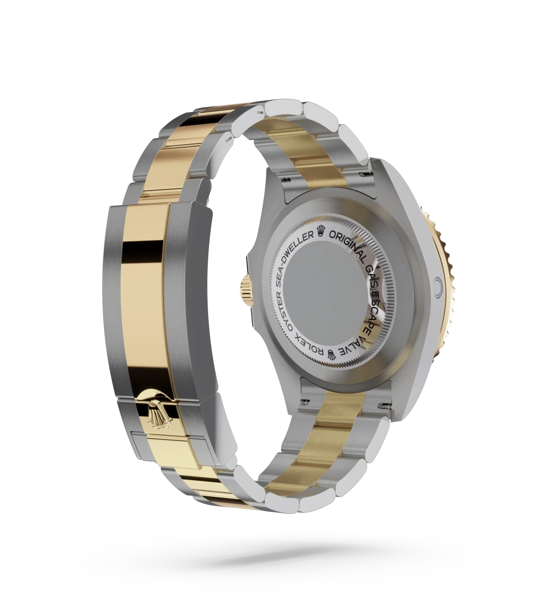 rolex Sea-Dweller em Rolesor amarelo – combinação de aço Oystersteel e ouro amarelo, M126603-0001 - Sara Joias