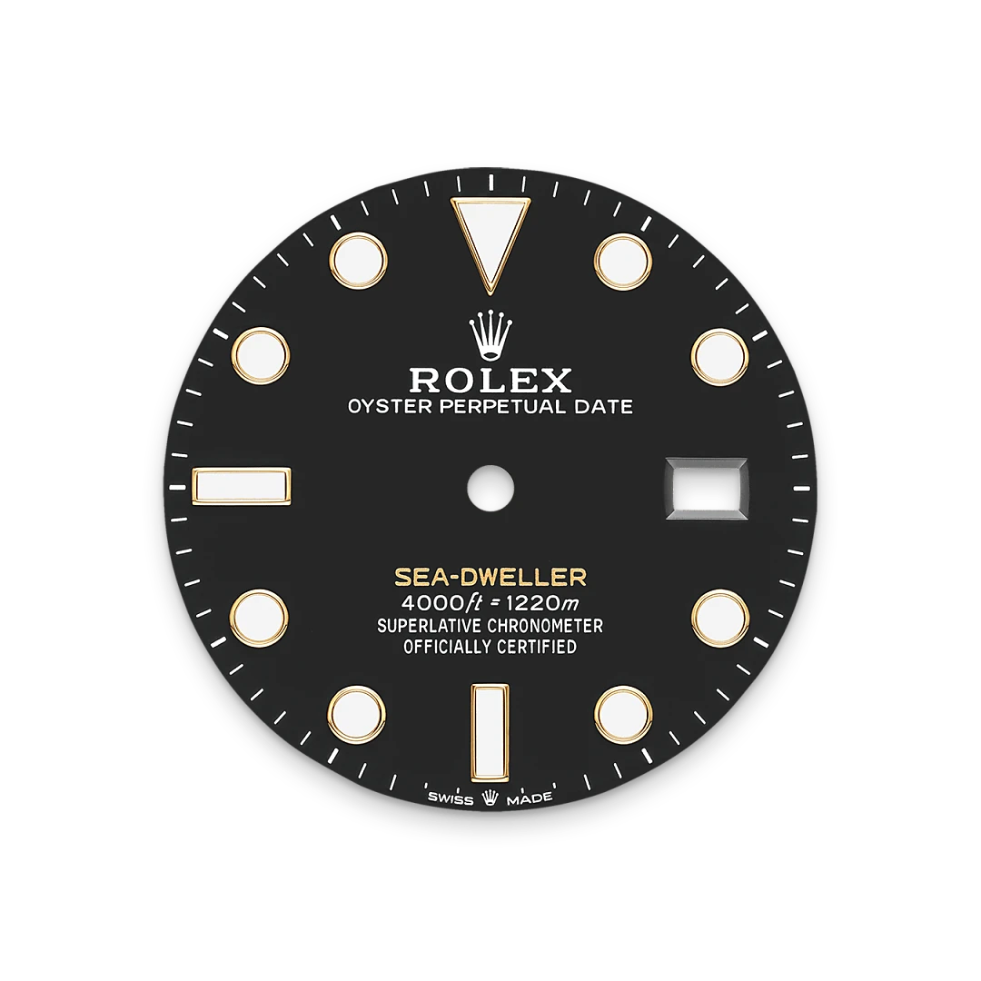 rolex Sea-Dweller em Rolesor amarelo – combinação de aço Oystersteel e ouro amarelo, M126603-0001 - Sara Joias