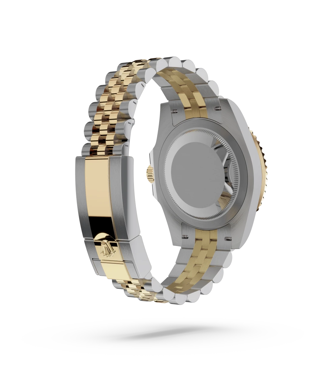 rolex GMT-Master II em Rolesor amarelo – combinação de aço Oystersteel e ouro amarelo, M126713GRNR-0001 - Sara Joias