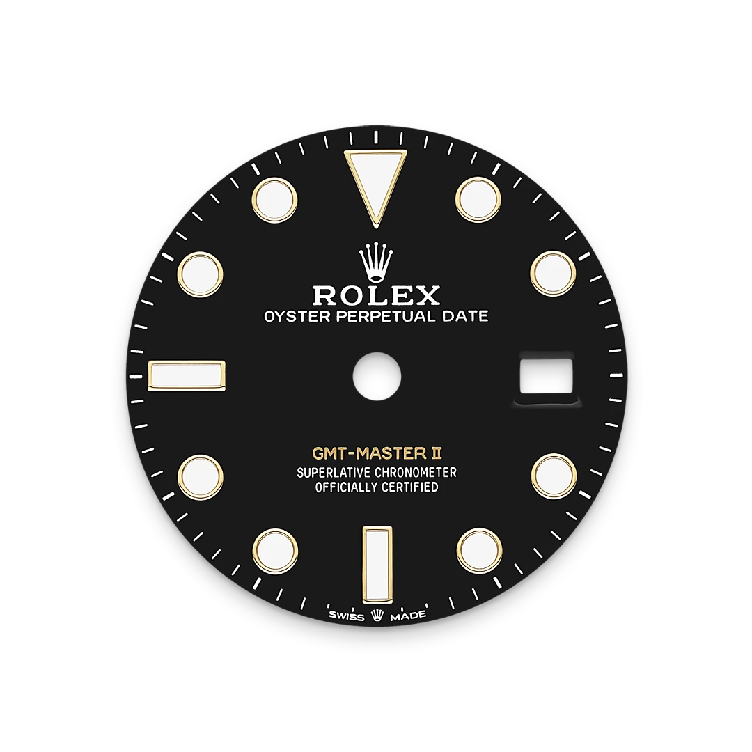 rolex GMT-Master II em Rolesor amarelo – combinação de aço Oystersteel e ouro amarelo, M126713GRNR-0001 - Sara Joias