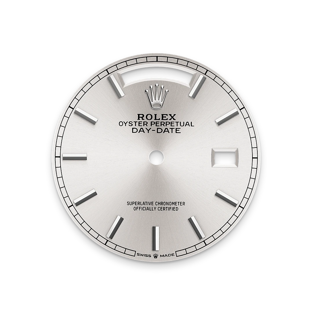 rolex Day-Date em Ouro branco 18 quilates, M128239-0005 - Sara Joias