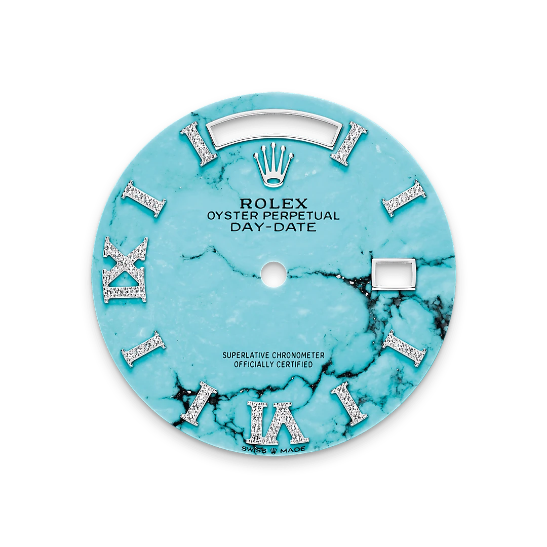 rolex Day-Date em Ouro branco 18 quilates, M128349RBR-0031 - Sara Joias