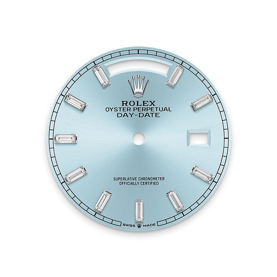rolex Day-Date em Platina, M128396TBR-0003 - Sara Joias