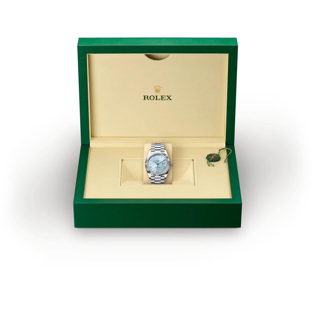 rolex Day-Date em Platina, M228236-0012 - Sara Joias
