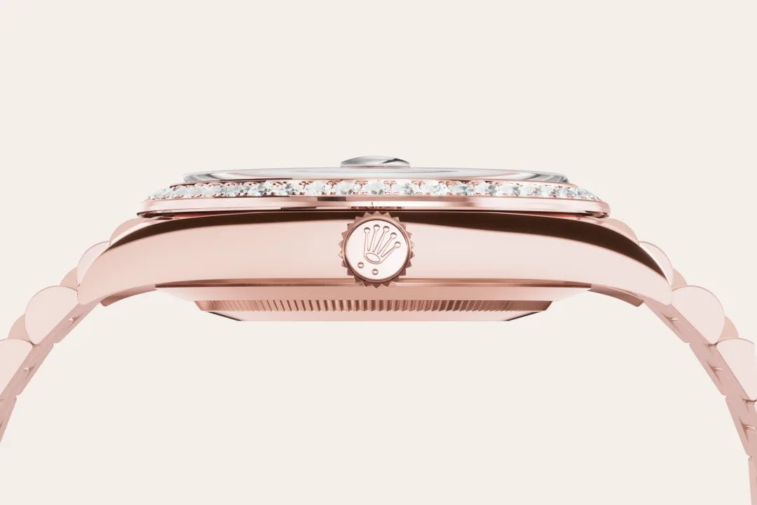 rolex Day-Date em Ouro Everose 18 quilates, M228345RBR-0016 - Sara Joias