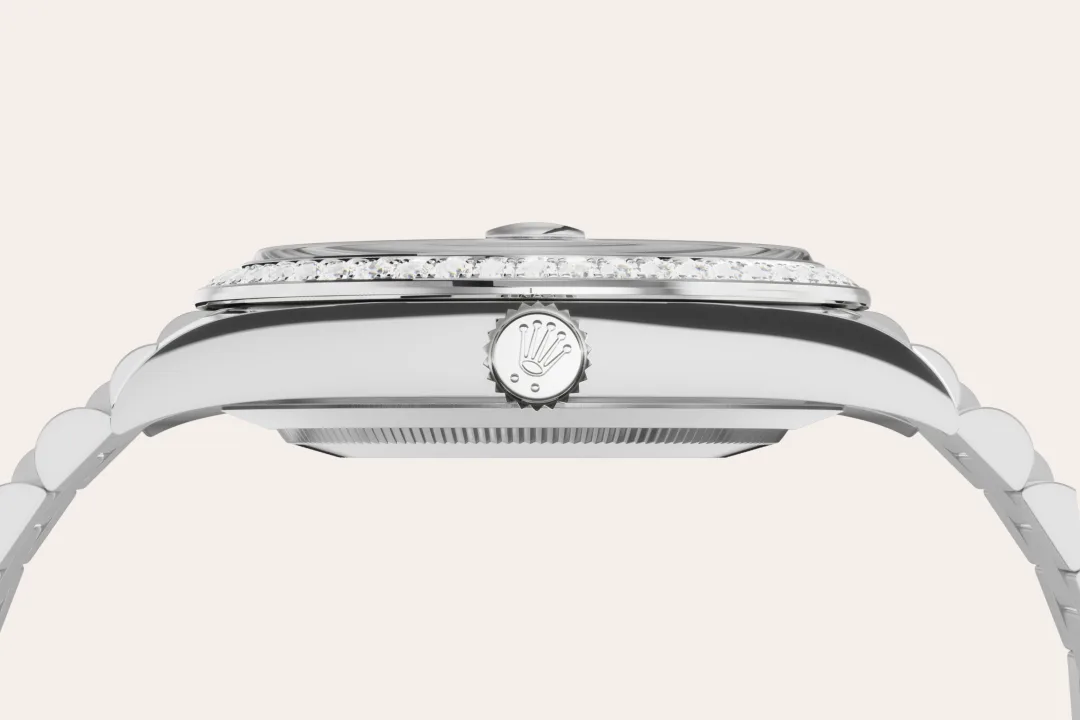 rolex Day-Date em Ouro branco 18 quilates, M228349RBR-0003 - Sara Joias