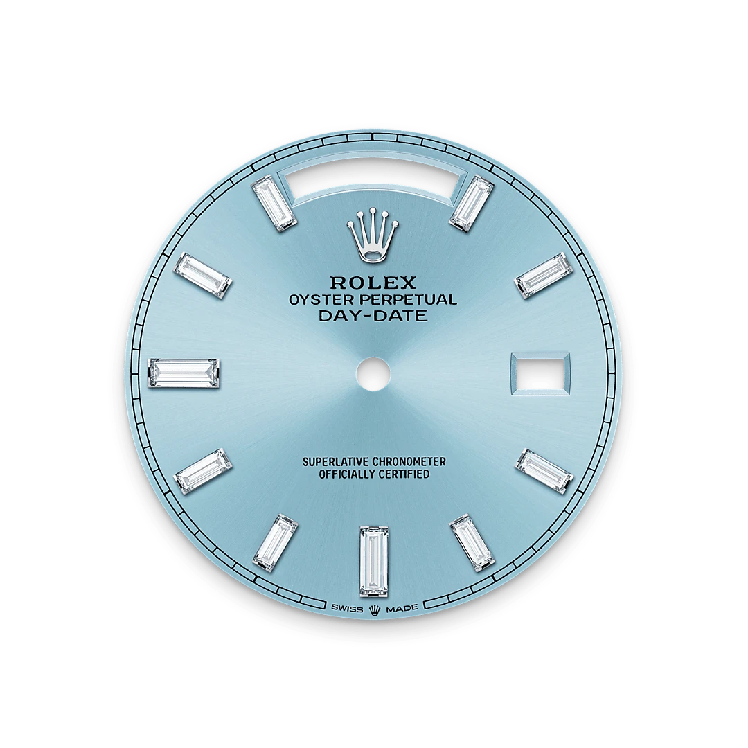 rolex Day-Date em Platina, M228396TBR-0002 - Sara Joias