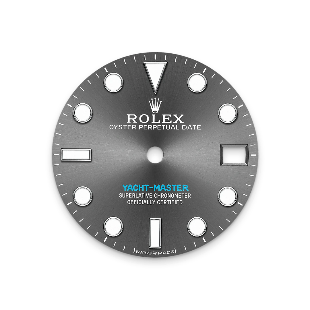 rolex Yacht-Master em Rolesium – combinação de aço Oystersteel e platina, M268622-0002 - Sara Joias