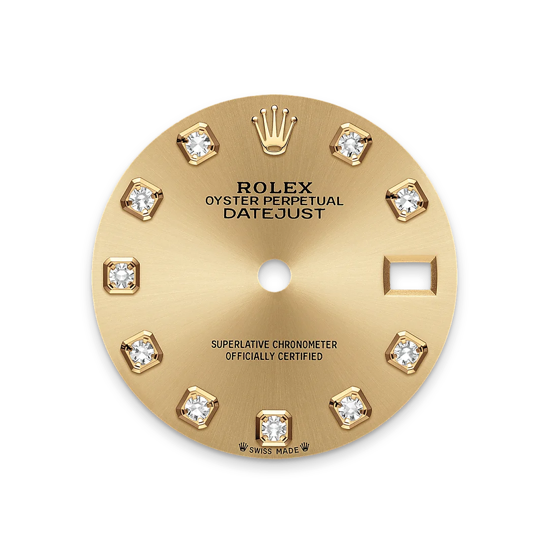 rolex Lady-Datejust em Rolesor amarelo – combinação de aço Oystersteel e ouro amarelo, M279173-0012 - Sara Joias