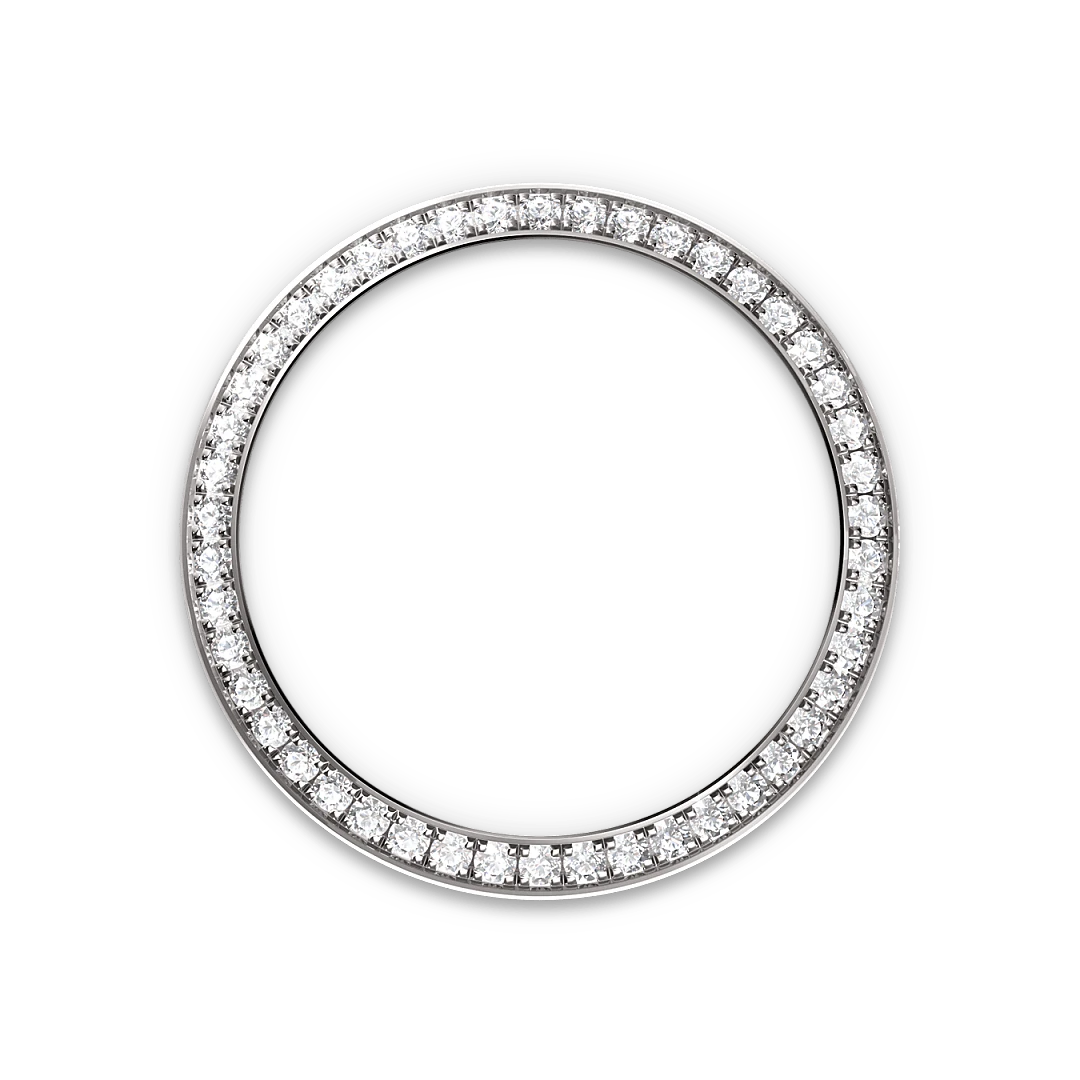 rolex Lady-Datejust em Rolesor branco – combinação de aço Oystersteel e ouro branco, M279384RBR-0004 - Sara Joias