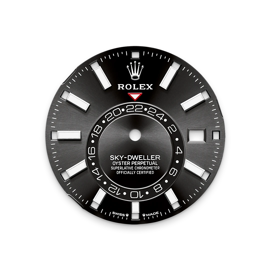 rolex Sky-Dweller em Ouro branco 18 quilates, M336239-0002 - Sara Joias