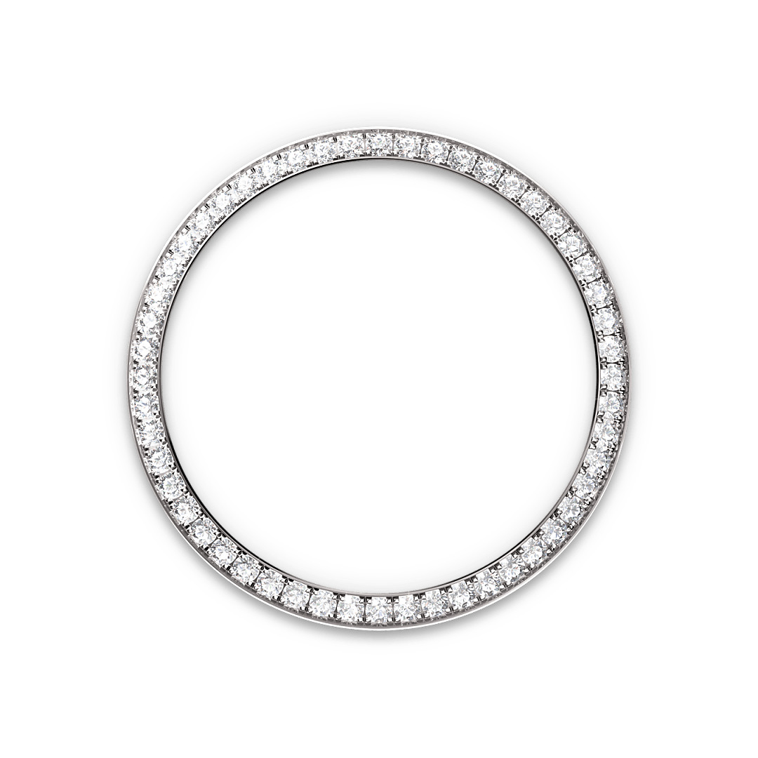 rolex Datejust em Rolesor branco – combinação de aço Oystersteel e ouro branco, M126284RBR-0011 - Sara Joias
