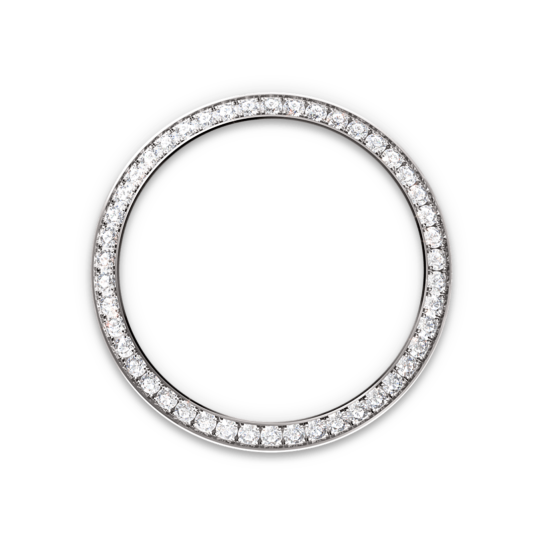 rolex Datejust em Rolesor branco – combinação de aço Oystersteel e ouro branco, M278384RBR-0008 - Sara Joias