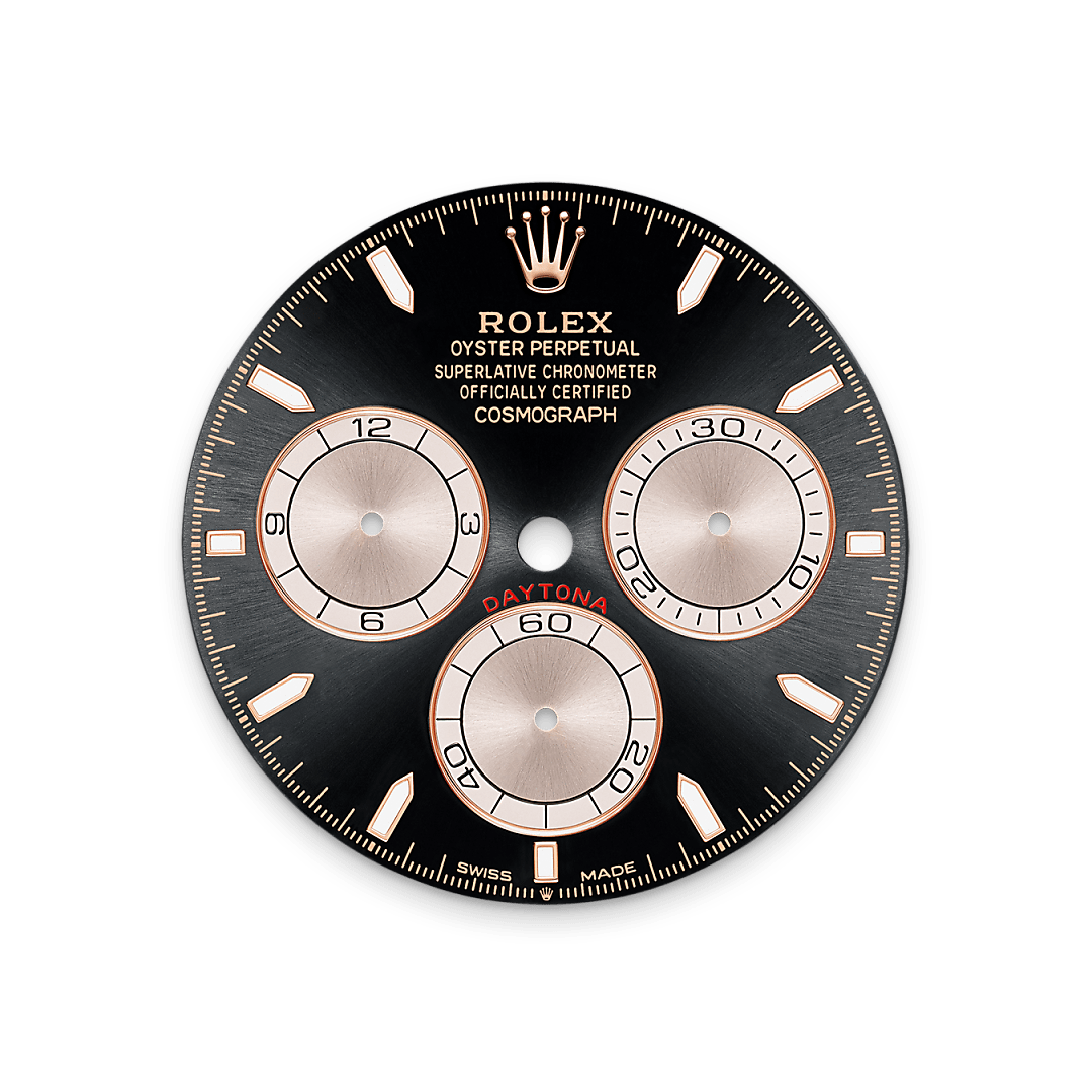 rolex Cosmograph Daytona em Ouro Everose 18 quilates, M126505-0001 - Sara Joias