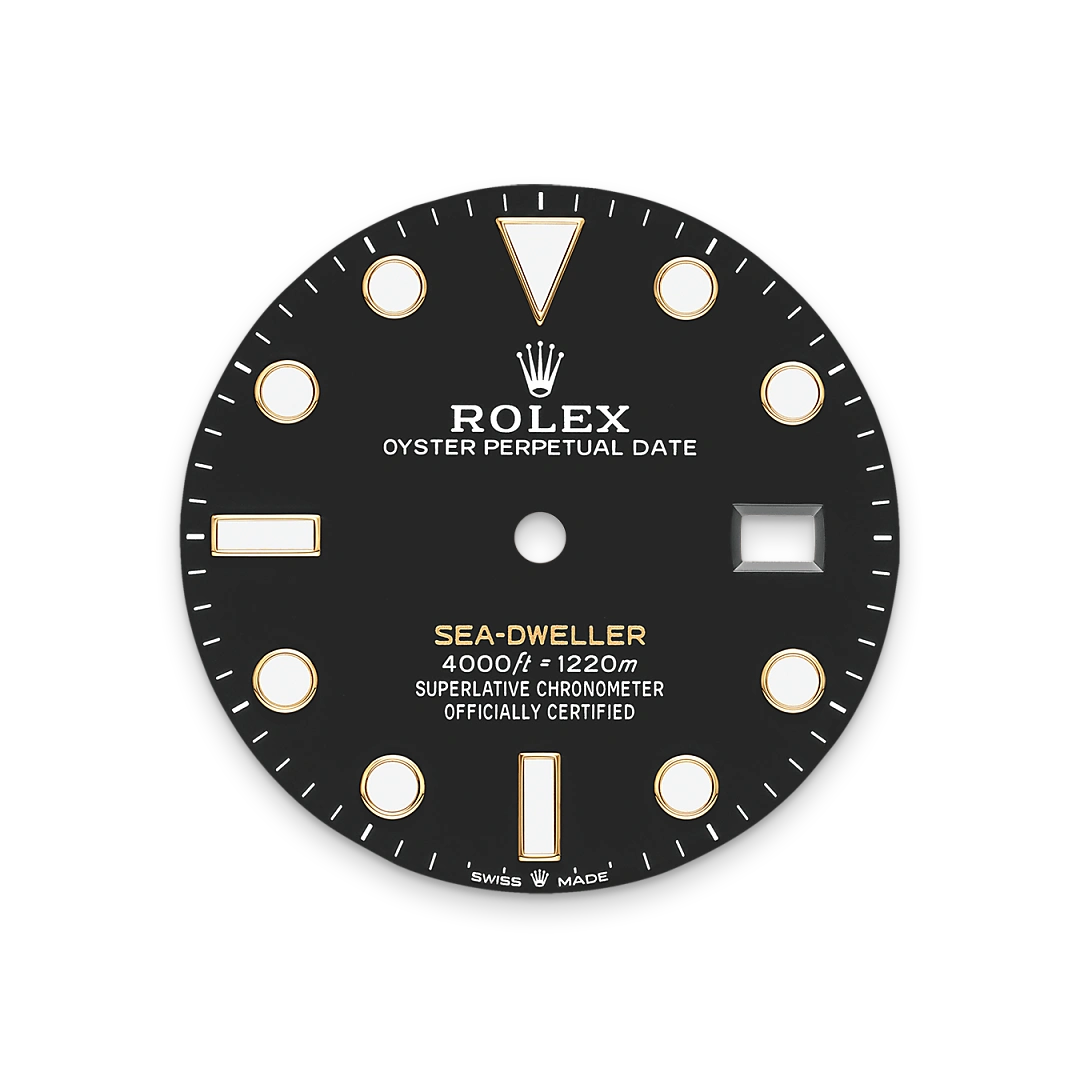 rolex Sea-Dweller em Rolesor amarelo – combinação de aço Oystersteel e ouro amarelo, M126603-0001 - Sara Joias