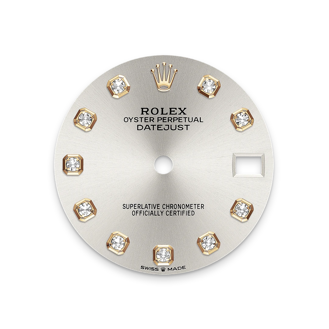 rolex Datejust em Rolesor amarelo – combinação de aço Oystersteel e ouro amarelo, M278273-0019 - Sara Joias