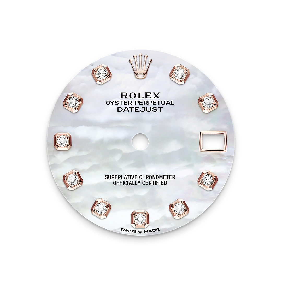 rolex Datejust em Ouro Everose 18 quilates, M278285RBR-0005 - Sara Joias