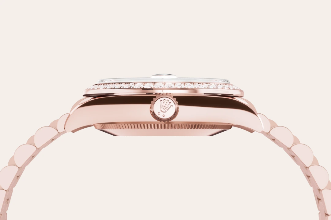 rolex Datejust em Ouro Everose 18 quilates, M278285RBR-0005 - Sara Joias