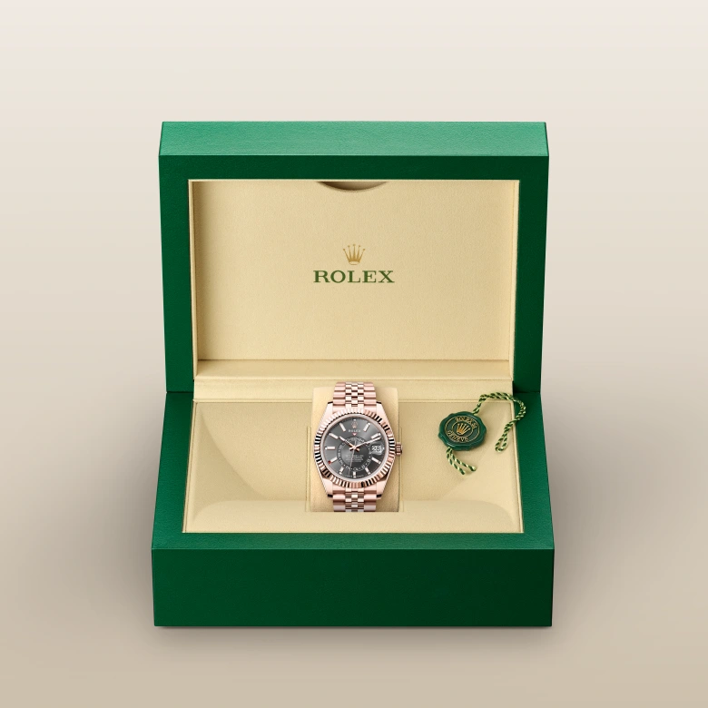 Rolex Sky-Dweller em Ouro Everose 18 quilates, M336935-0008 | Sara