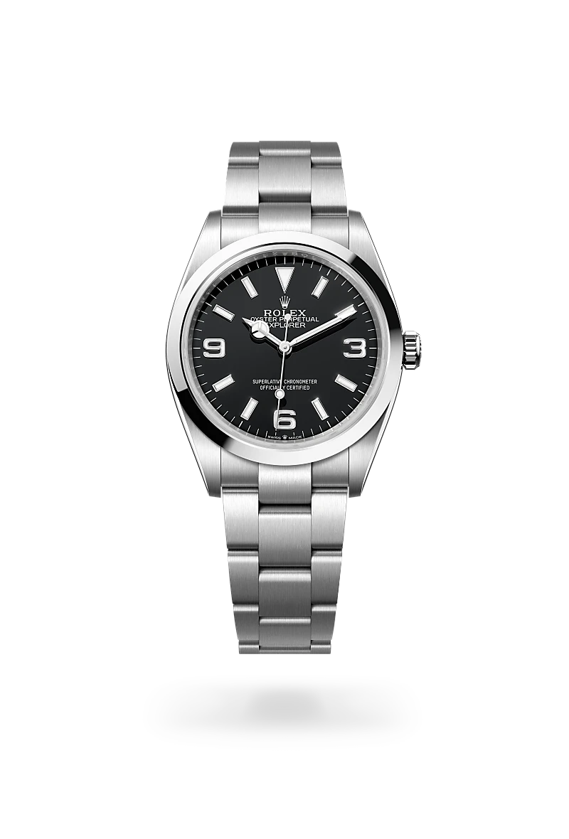 rolex Explorer em Aço Oystersteel, M124270-0001 - Sara Joias