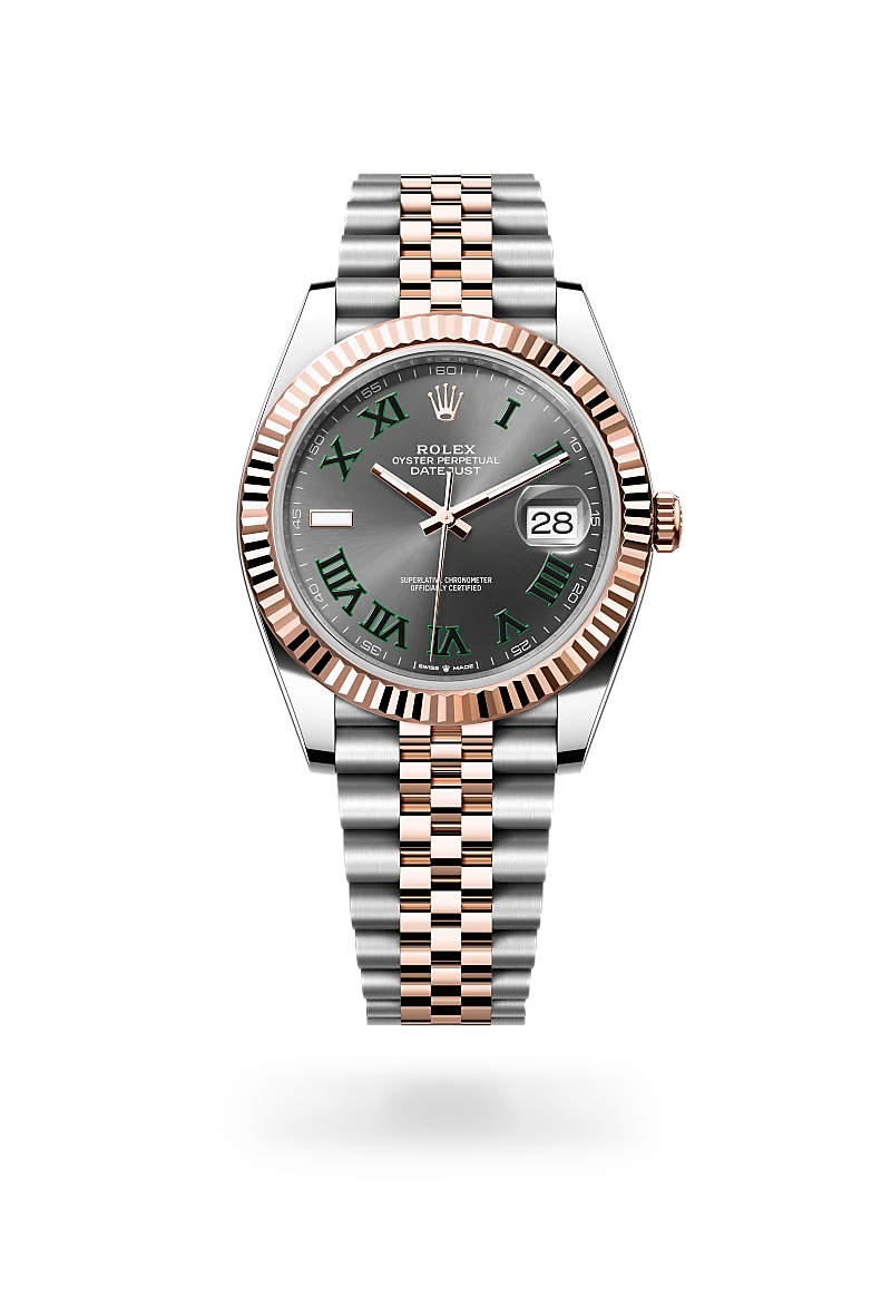 rolex Datejust em Rolesor Everose – combinação de aço Oystersteel e ouro Everose, M126331-0016 - Sara Joias