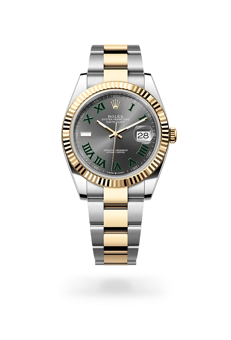 rolex Datejust em Rolesor amarelo – combinação de aço Oystersteel e ouro amarelo, M126333-0019 - Sara Joias