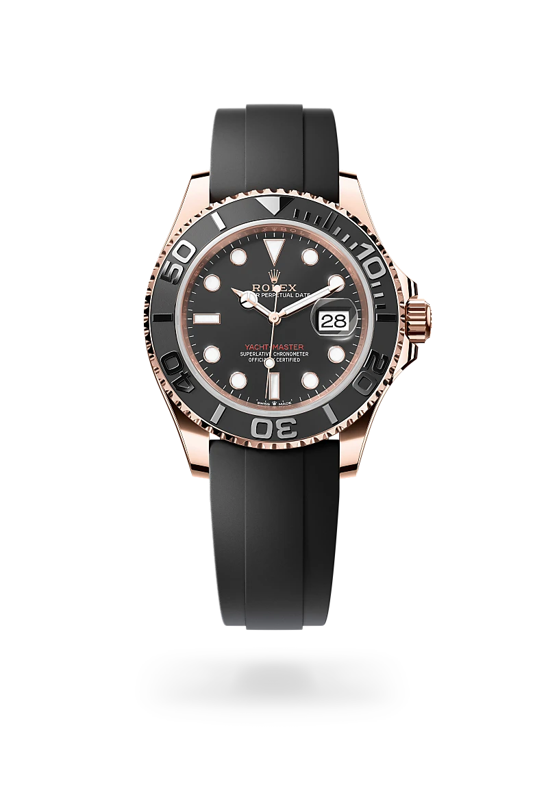rolex Yacht-Master em Ouro Everose 18 quilates, M126655-0002 - Sara Joias
