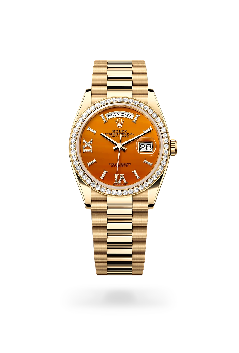 rolex Day-Date em Ouro amarelo 18 quilates, M128348RBR-0049 - Sara Joias