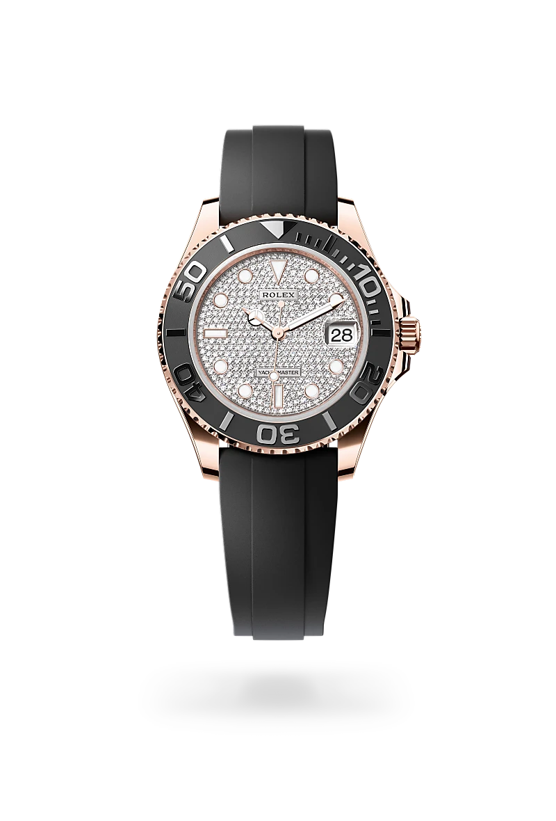 rolex Yacht-Master em Ouro Everose 18 quilates, M268655-0019 - Sara Joias
