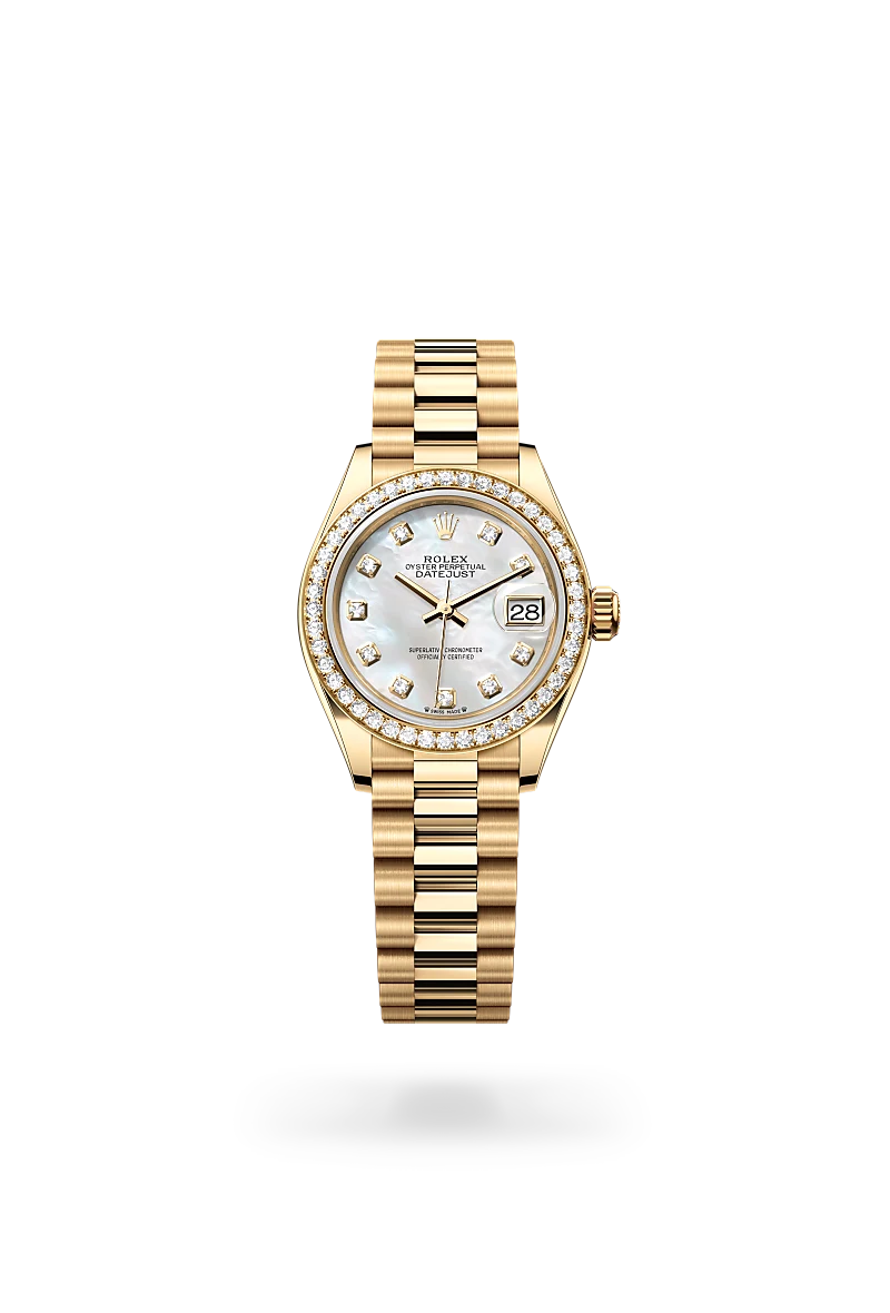 rolex Lady-Datejust em Ouro amarelo 18 quilates, M279138RBR-0015 - Sara Joias