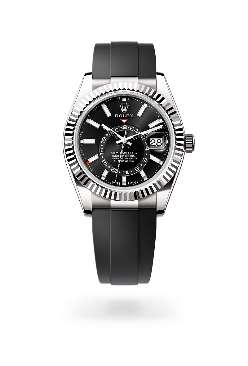 Rolex Sky-Dweller em ouro branco 18 quilates, M336239-0002 - Sara Joias