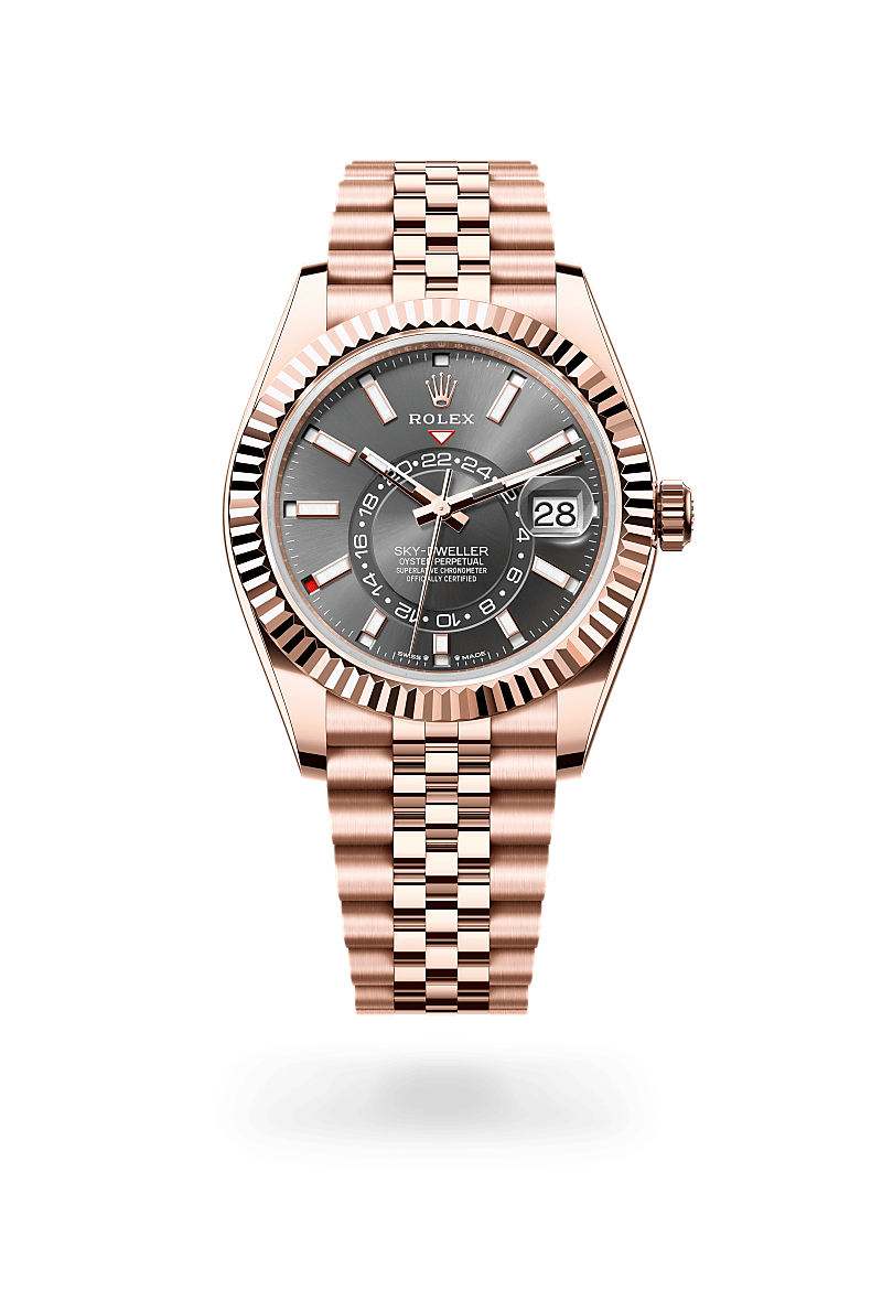 Rolex Sky-Dweller em Ouro Everose 18 quilates, M336935-0008 - Sara Joias