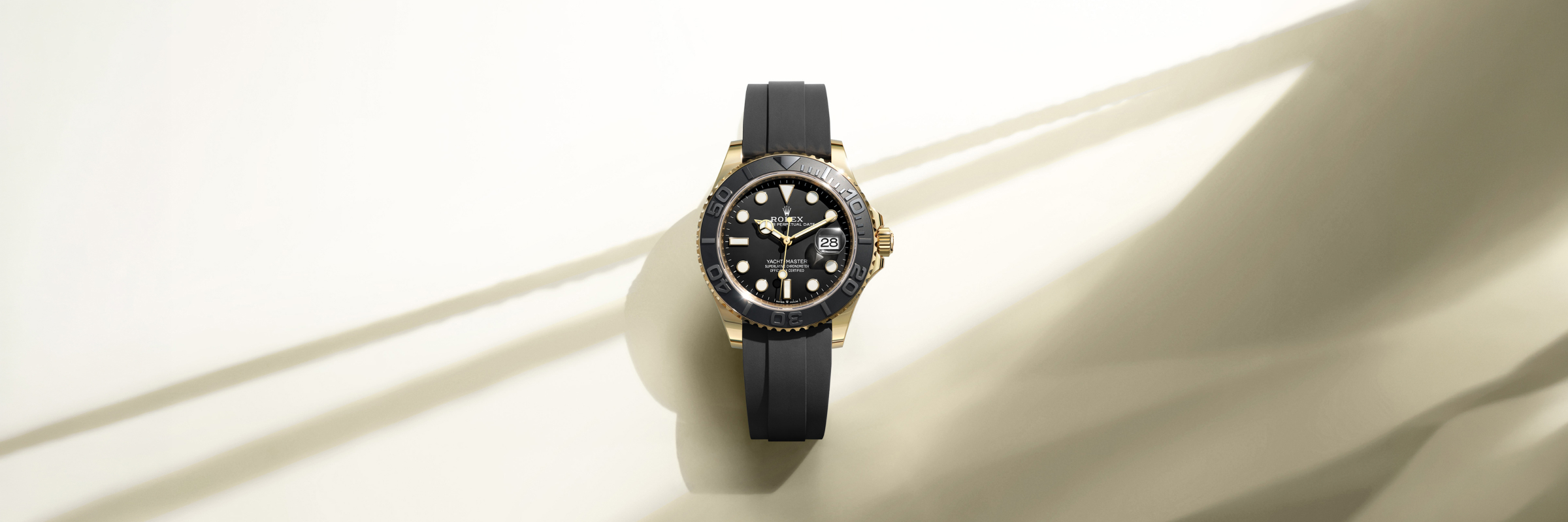 rolex Yacht-Master em Rolesium – combinação de aço Oystersteel e platina, M126622-0001 - Sara Joias