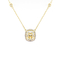 imagem do produto  Gargantilha Fio Confeti e Baguete Fancy Yellow 6,19 ct