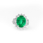 imagem do produto  Anel Majestoso com Turmalina Para�ba Verde 18,27ct GIA