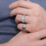 imagem do produto  Anel Solit�rio Diamante Negro