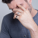 imagem do produto  Anel Solit�rio Diamante Negro