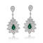 imagem do produto  Brinco Esmeraldas e Diamantes