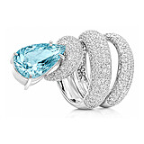 imagem do produto  Anel Cobra Pave
