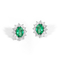 imagem do produto  Brinco Esmeraldas e Diamantes