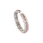imagem do produto  Pulseira Rgida Turmalina Rosa e Brilhantes