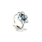 imagem do produto  Anel em Ouro 18K com Safira Oval, guas-Marinhas e Diamantes