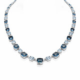 imagem do produto  Gargantilha Top�zio London e Top�zio Sky