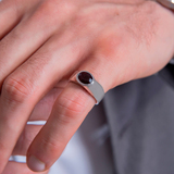 imagem do produto  Anel Solit�rio Granada