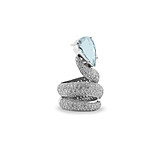 imagem do produto  Anel Cobra Pave