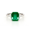 imagem do produto  Anel Esmeraldas e Diamantes